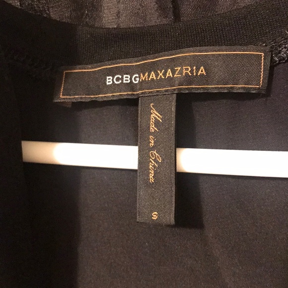 BCBG MAXAZRIA black Silk Dress, Size Small - Picture 2 of 3